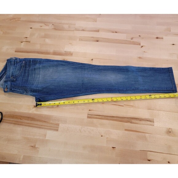 7 For All Mankind Roxanne Ankle Jean 27 Denim Medium Wash Skinny - Picture 4 of 15